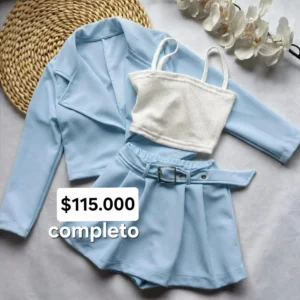 SET BLAZER AZUL 3 PIEZAS