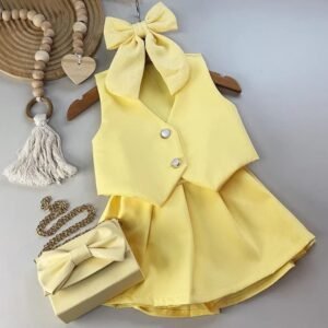 SET MINI PRINCESA AMARILLO